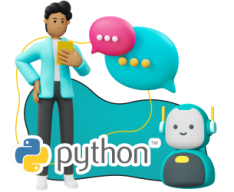 Python ჭკვიანი ჩეთ-ბოტი - Школа программирования для детей, компьютерные курсы для школьников, начинающих и подростков - KIBERone г. საბურთალო